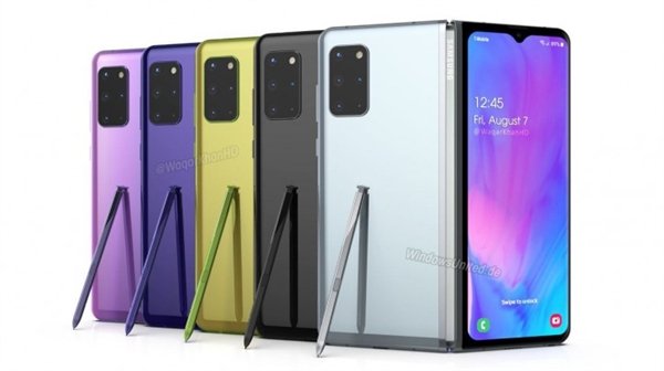 Складной флагман Samsung Galaxy Fold 2 похож на Huawei P40 Pro+ на новых рендерах