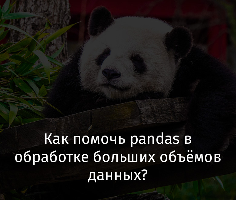 Как помочь pandas в обработке больших объёмов данных? - 1