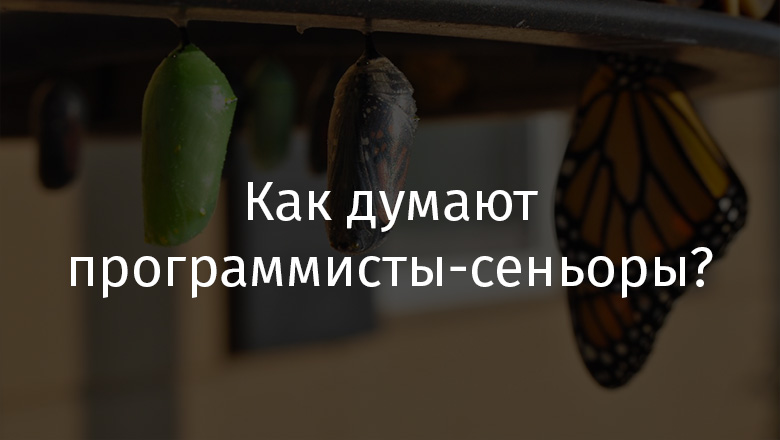 Как думают программисты-сеньоры? - 1