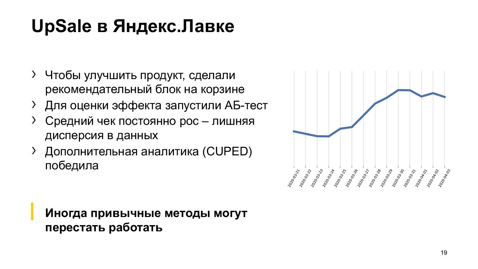 Как коронавирус повлиял на ML-проекты Такси, Еды и Лавки. Доклад Яндекса - 8