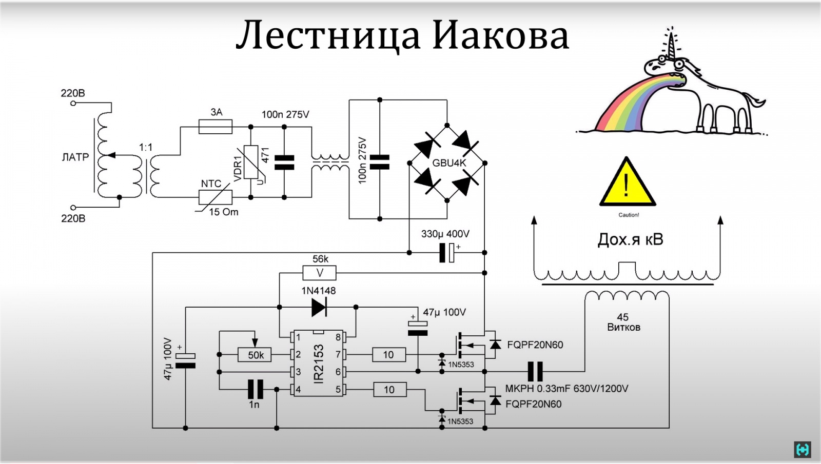 Схема плазменного генератора