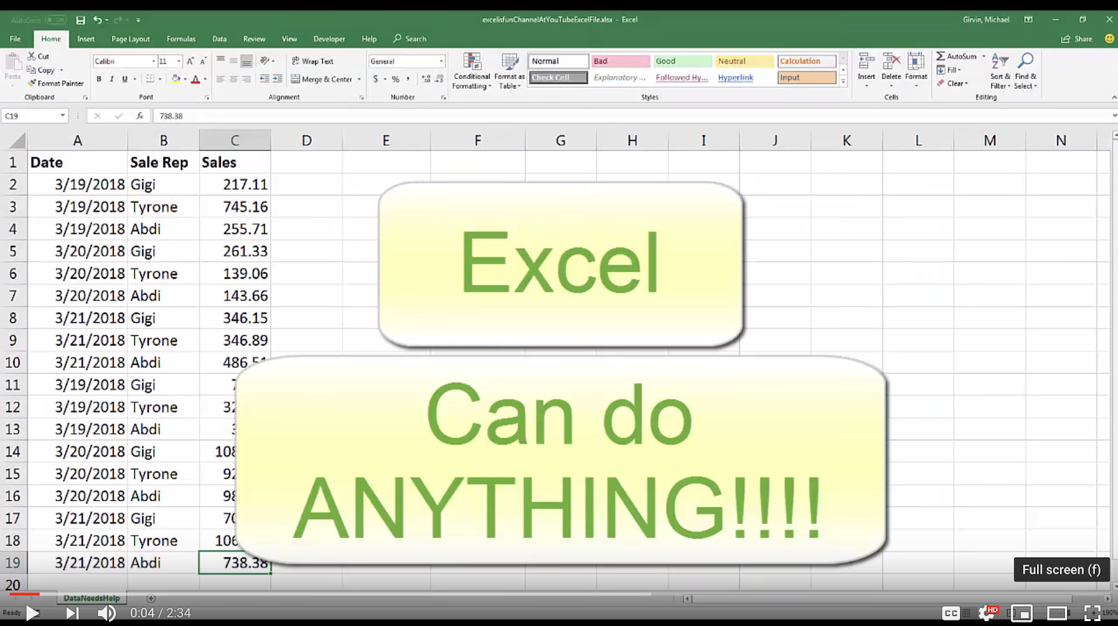 Ода Excel: 34 года волшебства - 1