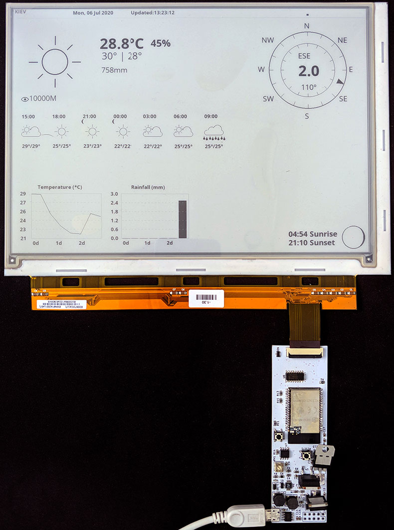 Собираем недорогой 9.7" E-Ink дисплей для отображения чего угодно - 1