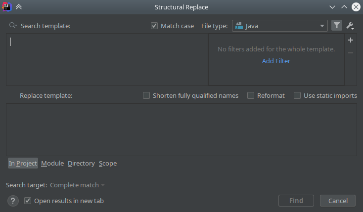 IntelliJ IDEA: Structural Search & Replace - 12