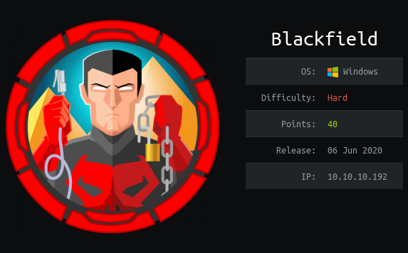 HackTheBox. Прохождение Blackfield. Захват контроллера домена через SMB и RPC, LPE через теневую копию - 1