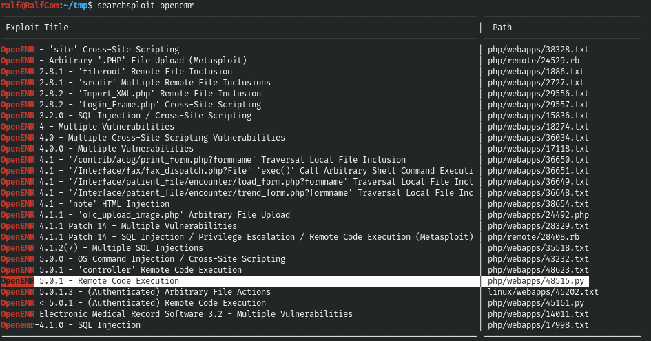 Hack The Box. Прохождение Cache. RCE в OpenEMR, memcached и docker - 9