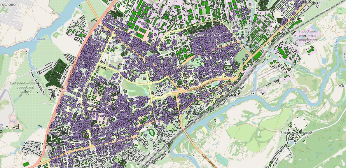 Карта владимира новое. Карта Владимира с улицами и домами. Карта Владимира с улицами.