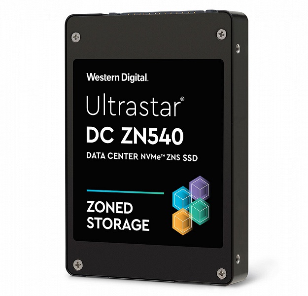 Представлен твердотельный накопитель Ultrastar DC ZN540