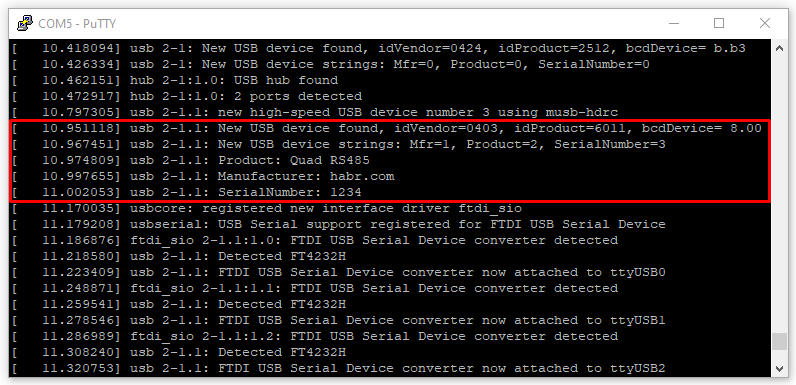 Конфигурируем FT4232H c помощью утилиты ftdi_eeprom - 3