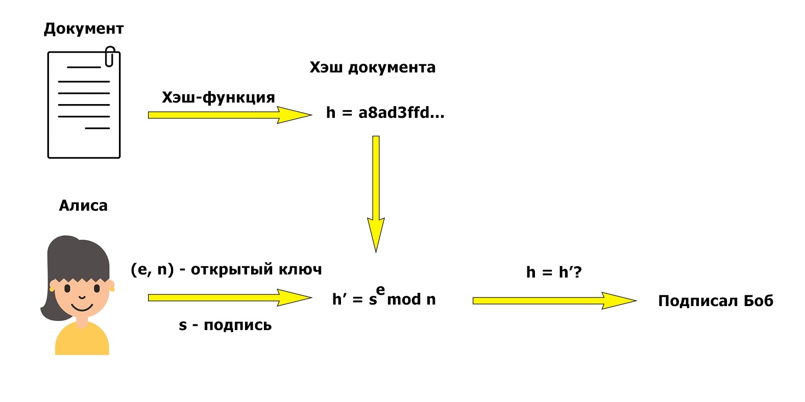 Отличие схемы эль гамаля от rsa