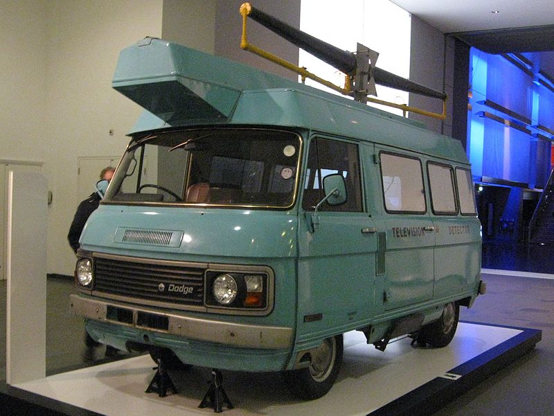 Dodge SpaceVan образца 1969 года, оборудованный как фургон-детектор