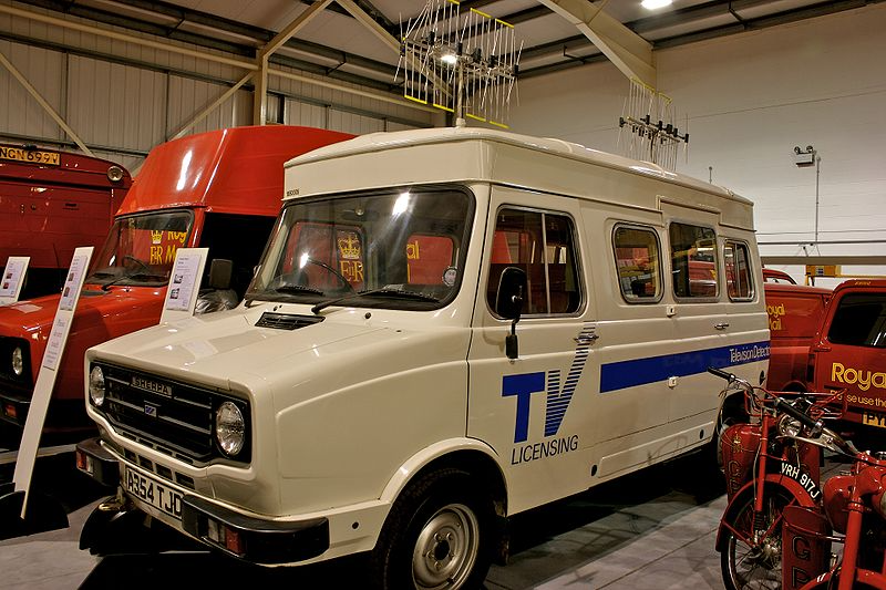 Телевизионный детекторный фургон Leyland Sherpa 1983 года