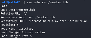 HackTheBox. Прохождение Worker. Работаем с SVN. Используем Azure DevOps для захвата хоста - 4