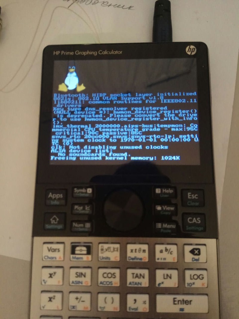 Установка Linux на калькулятор