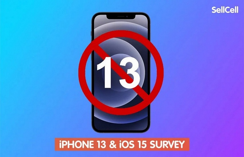 Три четверти пользователей Apple не хотели бы, чтобы новые смартфоны назывались iPhone 13, а 18% и вовсе боятся соответствующего числа