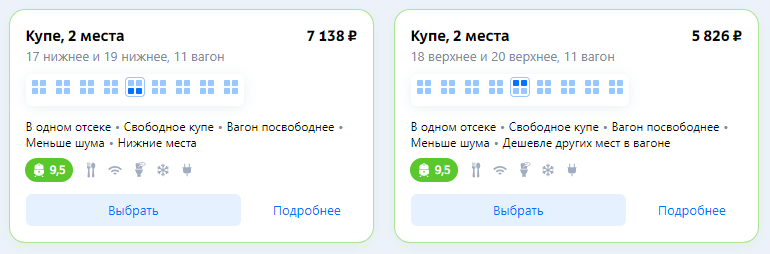 Реверсим процесс выбора места в поезде в голове пассажира - 2