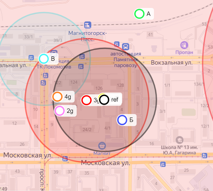 Детальный план рядом с вокзалом