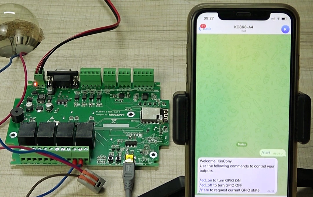 Kincony KC868-A4: ультимативный гайд. Часть 3: управление контроллером через Telegram-бота - 1