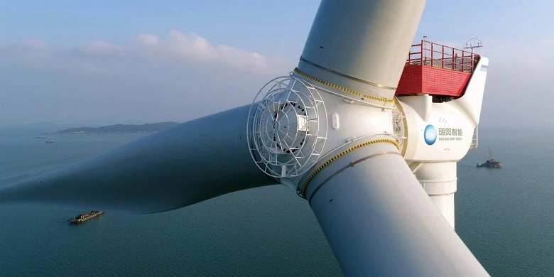 Китайская компания построит две колоссальные морские ветряные турбины мощностью более 16 МВт каждая