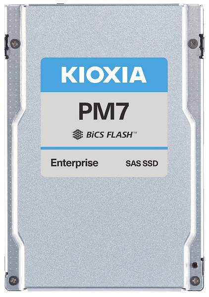 Твердотельные накопители Kioxia PM7 оснащены интерфейсом SAS 24 Гбит/с