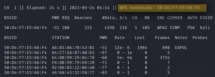 Как получить пароль WPA2 WiFi с помощью Aircrack-ng? - 6