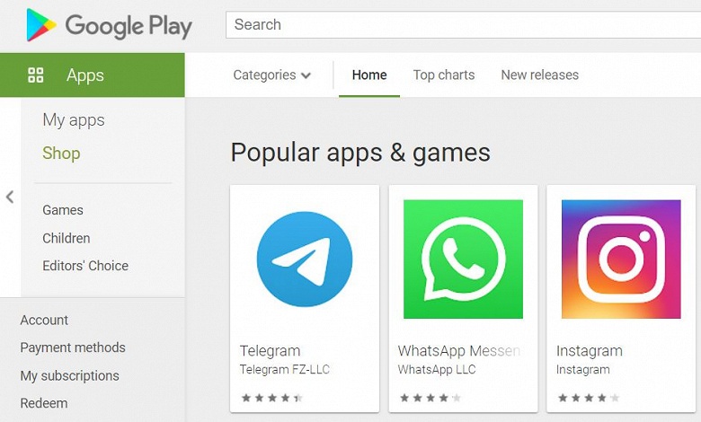 В России недоступен сайт магазина приложений Google Play. Официально о его блокировке власти не объявляли