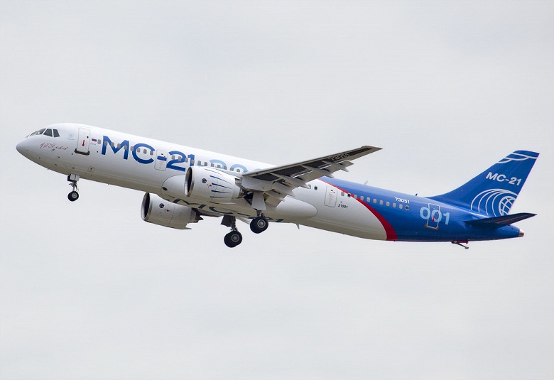 Отечественный самолёт MC-21 через несколько лет будет полностью производиться из российских комплектующих