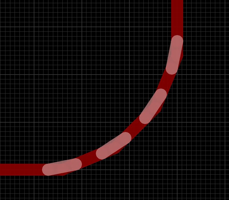 KiCad: скругление дорожек и создание каплевидных падов - 12