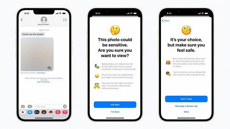 Apple оградит детей от сексуального контента за пределами США. Функция размытия соответствующих фото в Messages заработает в других странах