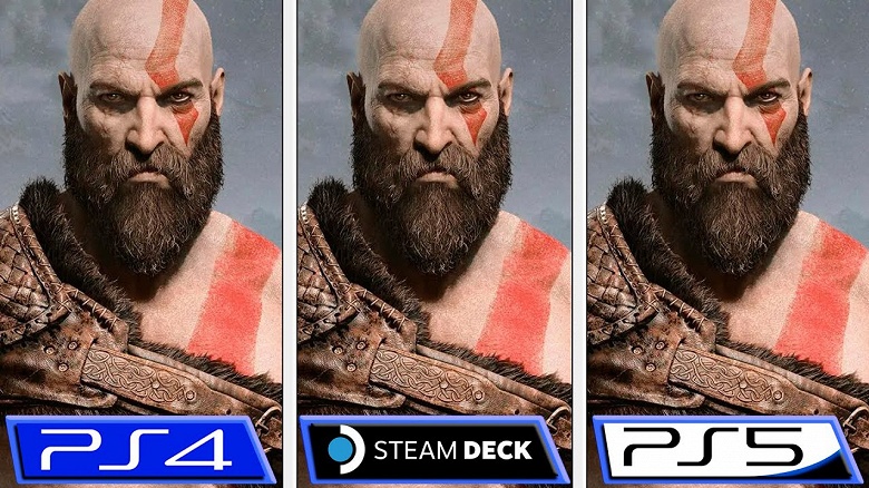 Даже PlayStation 5 порой проигрывает портативной Steam Deck в игре God of War. Появилось большое видеосравнение