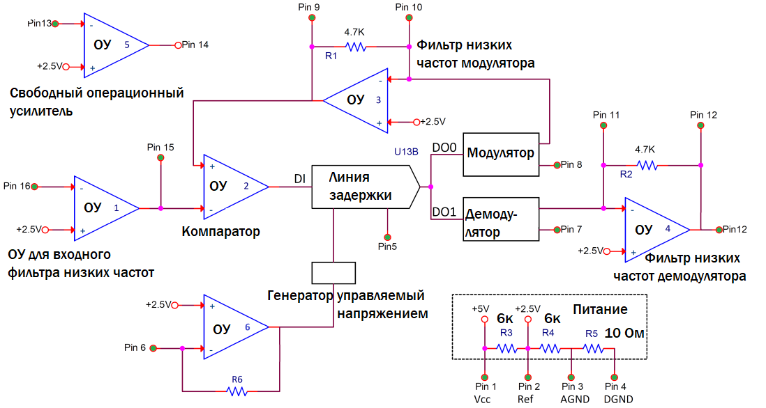 Цифровая линия задержки аудиосигнала PT2399 - 13