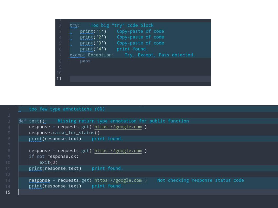 Груг против сложности. Я пролинтил все посты на Хабре про Python, и вот что я нашёл - 5