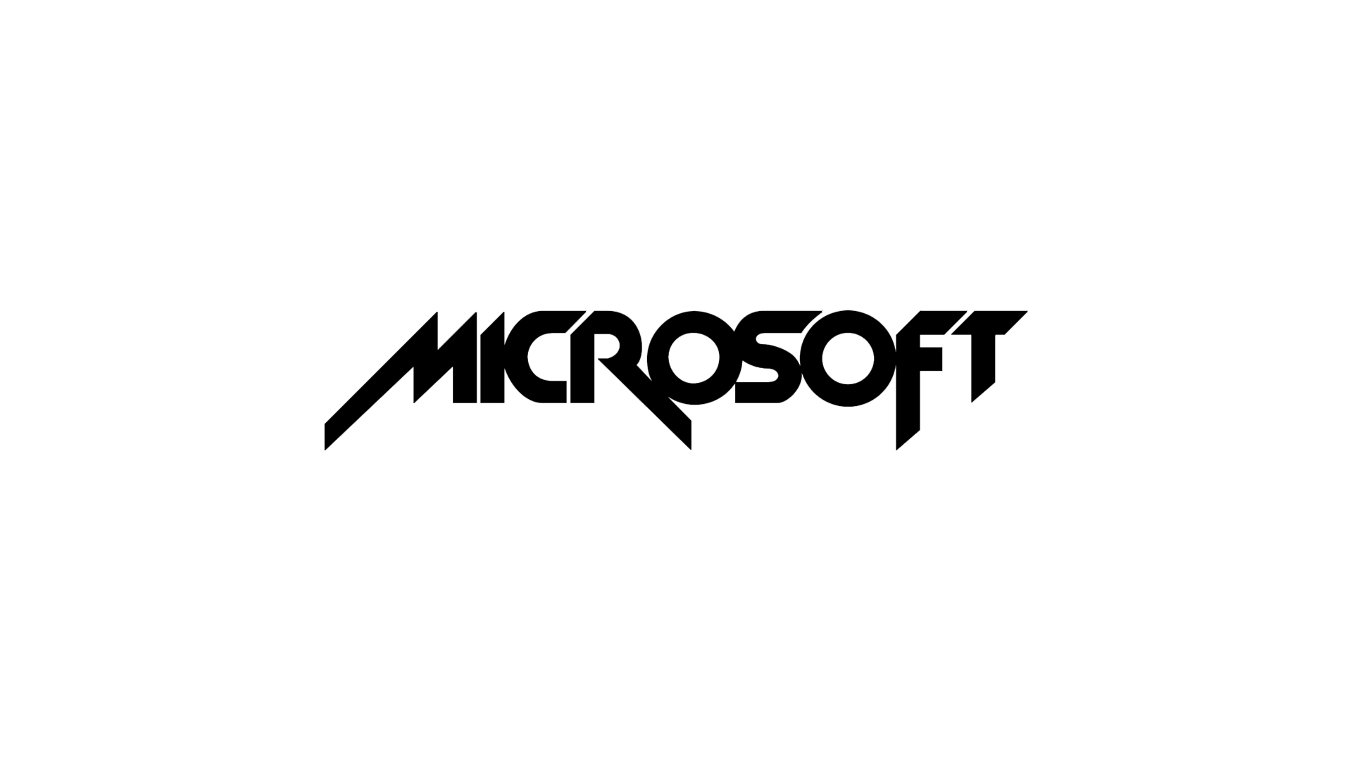 Логотип Microsoft c 1980-81 г.