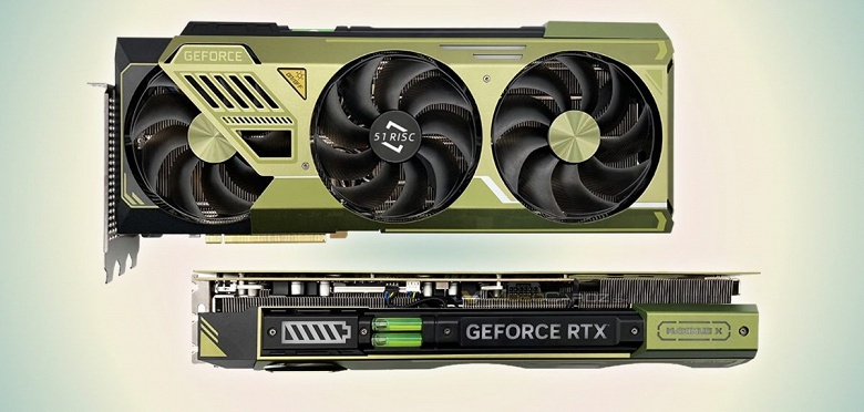 Китайцы оснастили видеокарту RTX 4090 пузырьковым уровнем для правильной установки