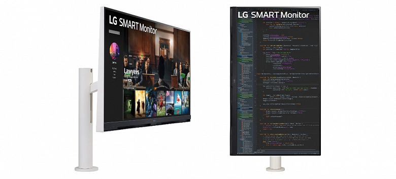 Монитор с собственной операционной системой и AirPlay. Представлен LG Smart Monitor 32SQ780S