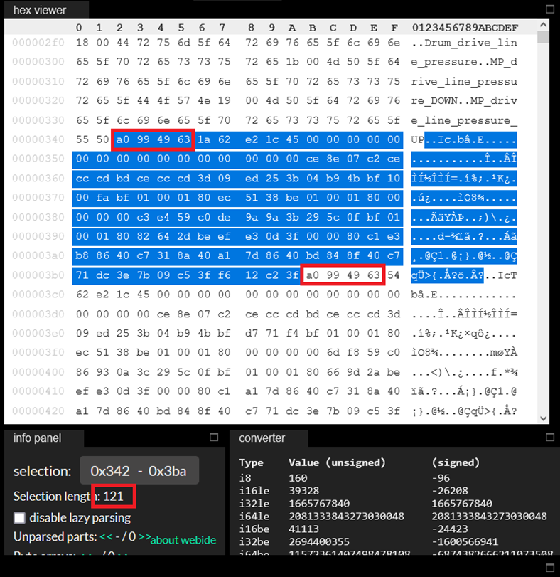 Исследование формата бинарных файлов на Python - 15