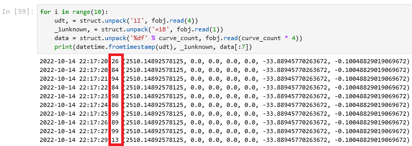 Исследование формата бинарных файлов на Python - 24