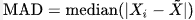 Материал из вики: https://en.wikipedia.org/wiki/Median_absolute_deviation