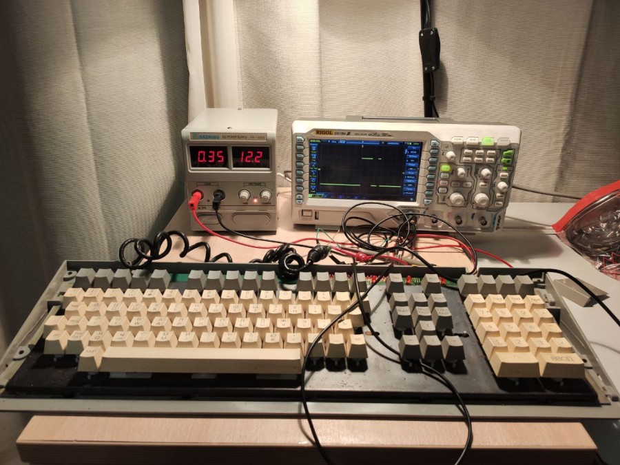 Подключение советской клавиатуры Электроника МС 7004 к современному ПК - 9