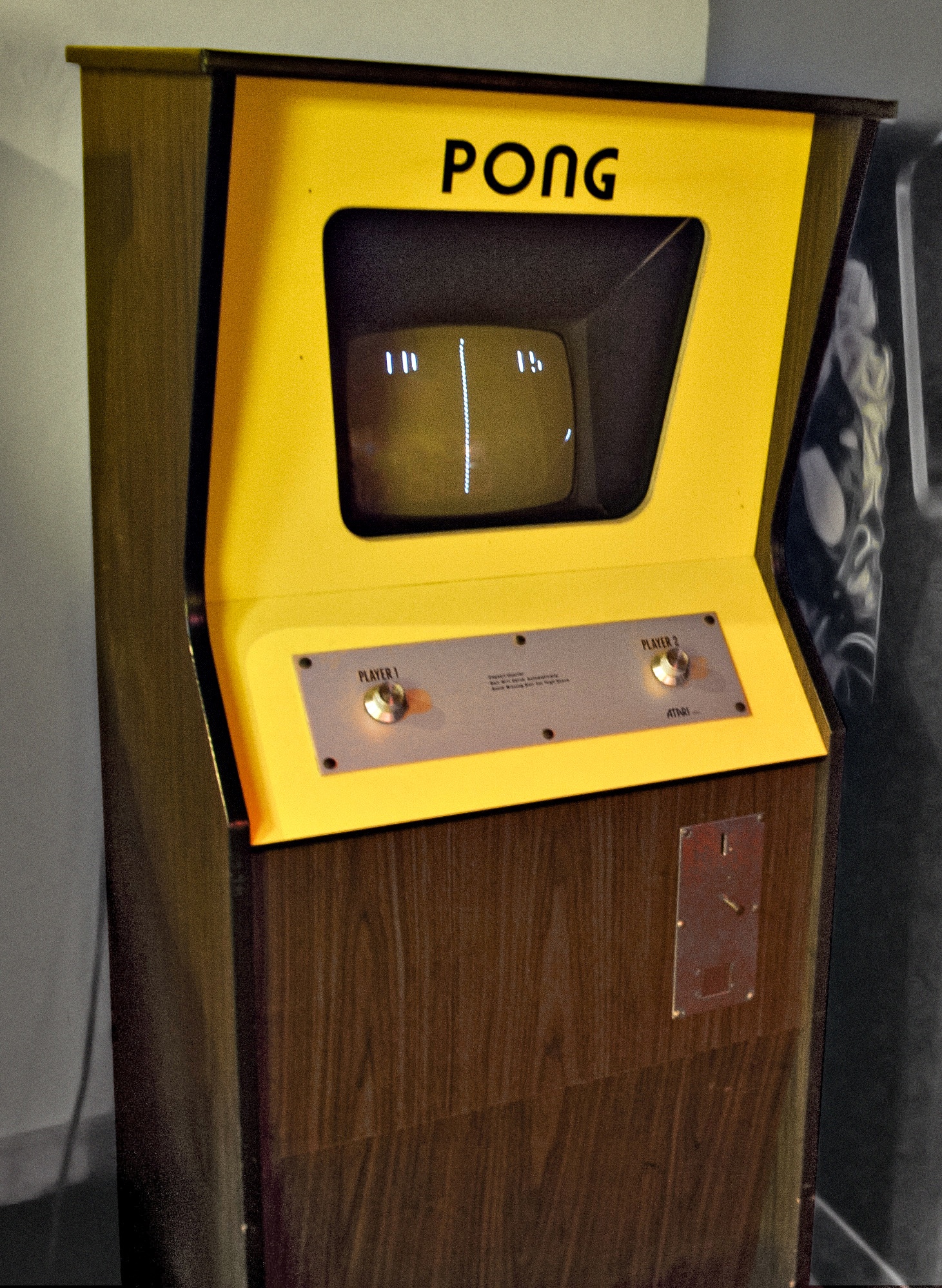 Автомат с игрой Pong