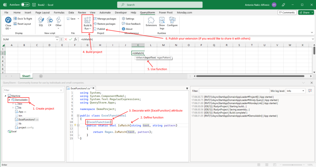 C# как замена VBA в Excel - 12