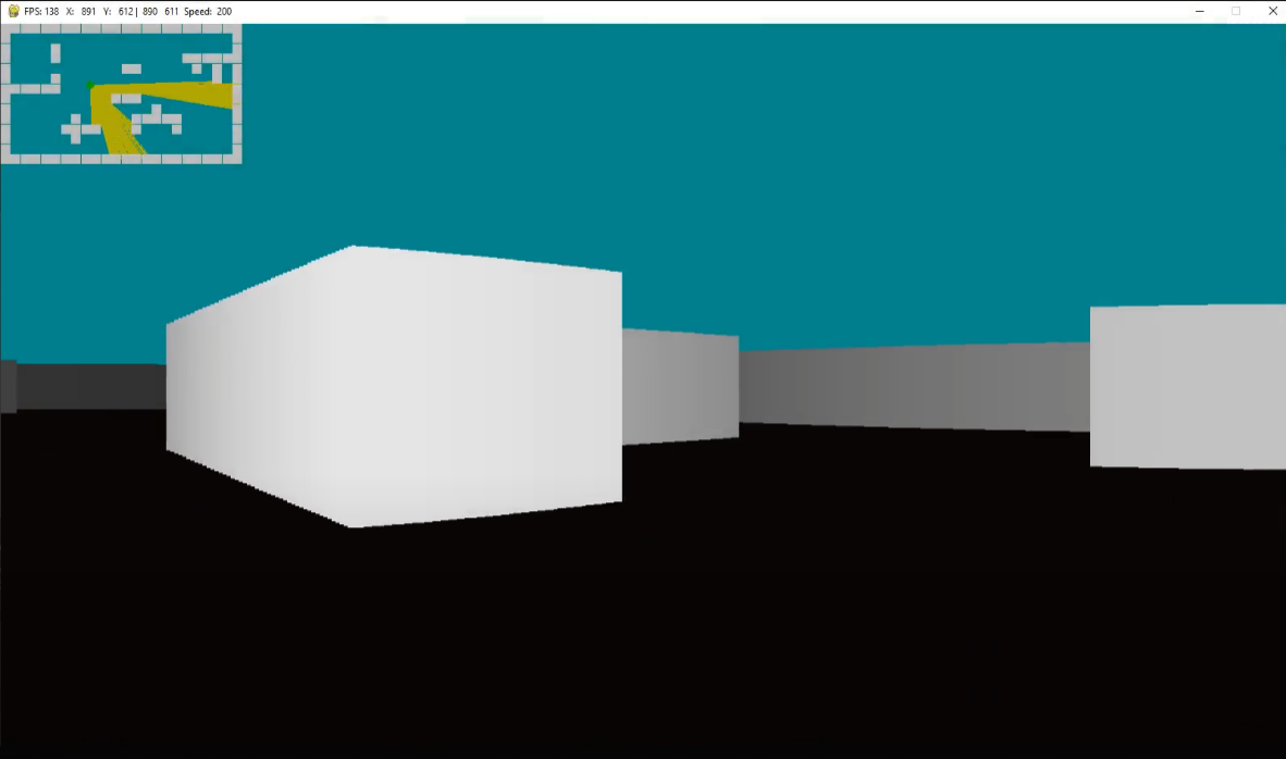 Ray Casting 3D игра на Python + PyGame