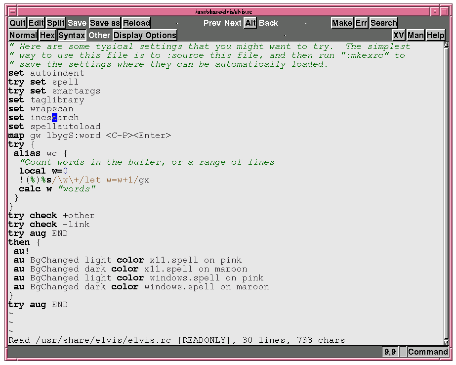 Char command. Elvis (текстовый редактор). Elvis программа. Программирование. 386bsd.