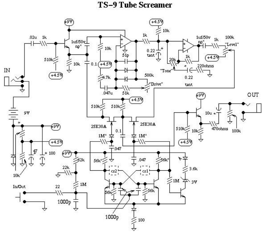 Почти классический овердрайв Tube Screamer - 19