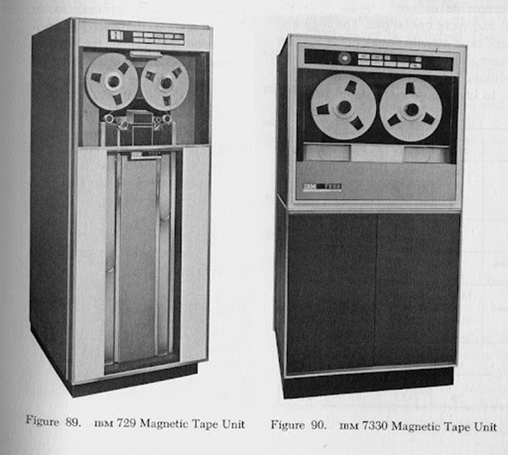 Стримеры IBM 729 и IBM 7330 (источник изображения)