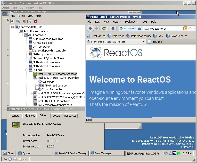 Еще один год из жизни ReactOS - 13