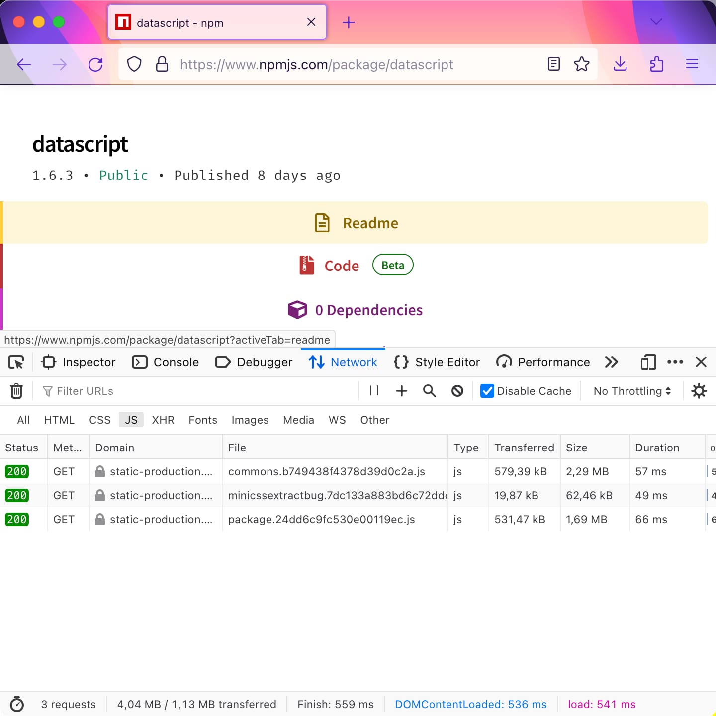 Насколько потолстел JavaScript к 2024 году? - 14