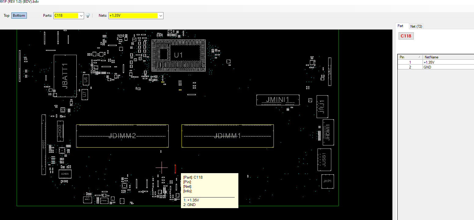 Неудачный ремонт ноутбука Acer V3-572: диагностируем неисправность с помощью тока и тепловизора - 11