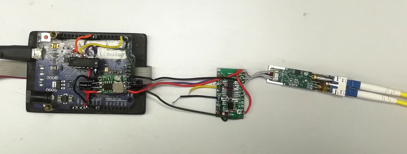 Связь между Arduino по оптоволокну через SFP трансиверы - 10